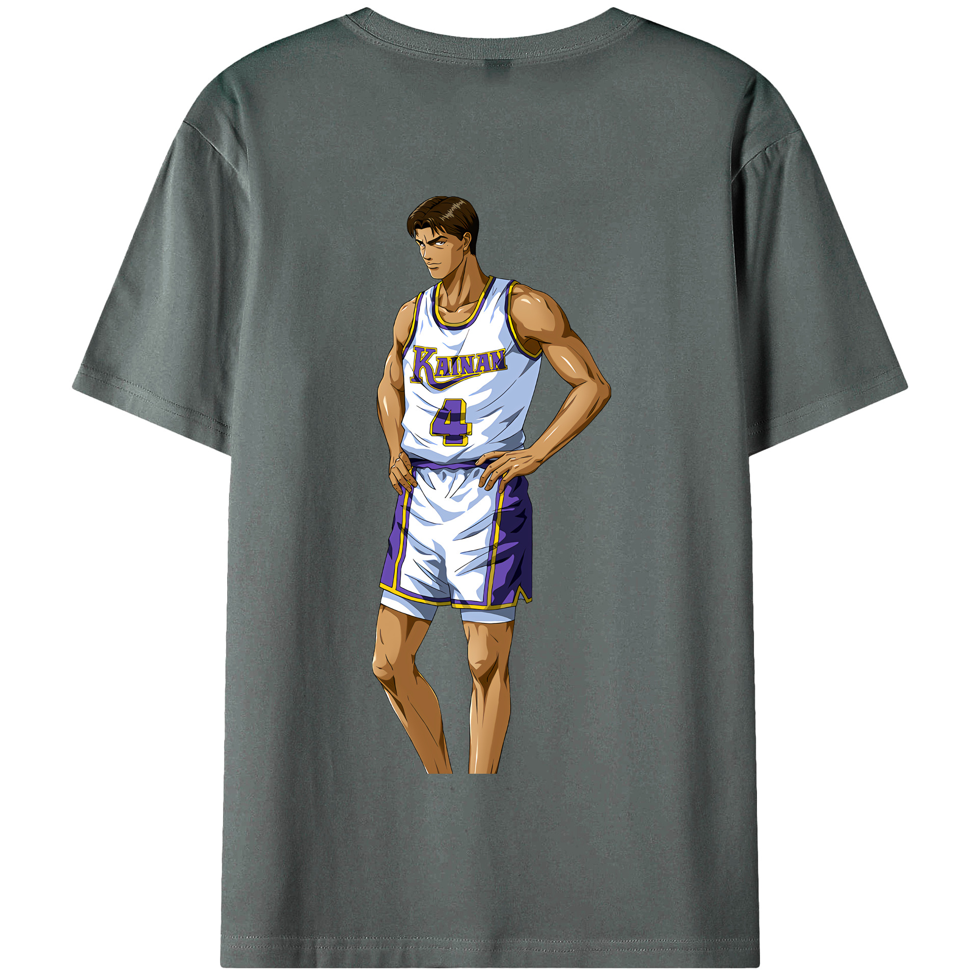 （画像用） SLAM DUNK／スラムダンク 綿100％半袖Tシャツ（背面プリント）